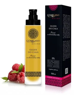 NOVA KOSMETYKI głęboko odżywiający olejek do ciała GOArgan+ malina 100ml