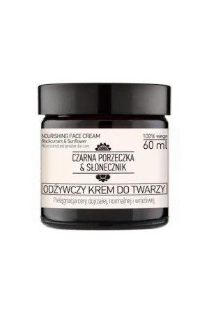 NOVA KOSMETYKI odżywczy krem do twarzy czarna porzeczka & słonecznik 60 ml