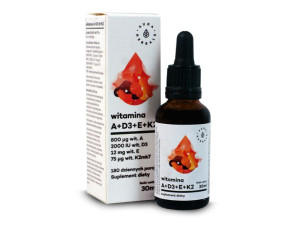 Witamina A+D3+E+K2MK7 krople 30ml