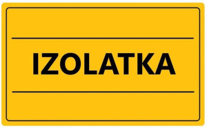 Tablica Informacyjna 12x22cm Izolatka