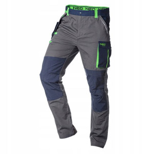 Spodnie robocze PREMIUM 100% bawełna rozmiar XS NEO 81-227-XS