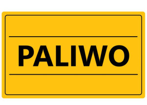 Tablica informacyjna 12x22cm PALIWO