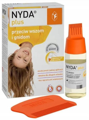 NYDA PLUS PŁYN na wszy i gnidy 100ml przeciw wszom