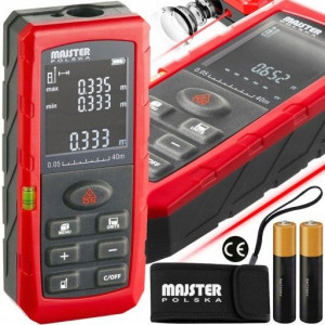 Laserowy Dalmierz Miernik Cyfrowy + Gratis Etui