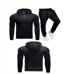 Męski Klasyczny Komplet Dresów Bluza + Spodnie