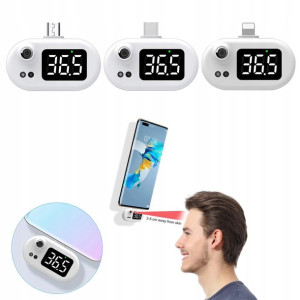 Mini Przenośny Termometr Na Podczerwień Usb Z Ios