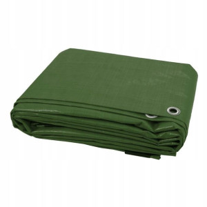 Plandeka ZIELONA 3X5 MOCNA 120g WZMOCNIONA