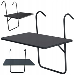 Stolik Skladany Balkonowy Wiszacy Zawieszany 60x40