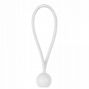Guma elastyczna z kulką BIAŁA 15cm BCB-0515WH-L