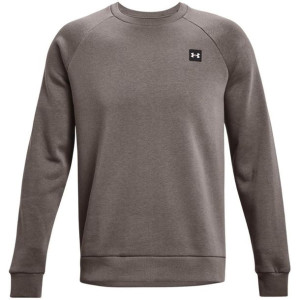 Bluza męska under armour rival fleece crew brązowa 1357096 176