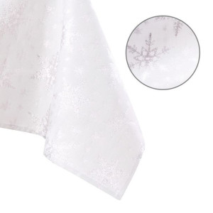 Ameliahome Obrus Whitechristmas Hmd Silver 140x260