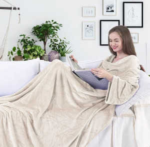 Decoking Koc Z Mikrofibry Lazy Cream 170x200
