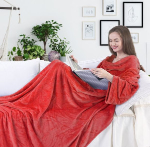 Decoking Koc Z Mikrofibry Lazy Red 150x180