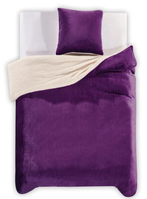 Pościel Teddy Purple 200x200+80x80*2