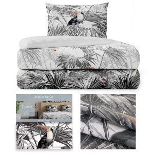 Ameliahome Zestaw Pościeli Averi Toucan 155x220+80x80*1
