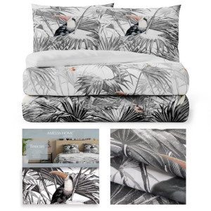 Ameliahome Zestaw Pościeli Averi Toucan 160x200+70x80*2