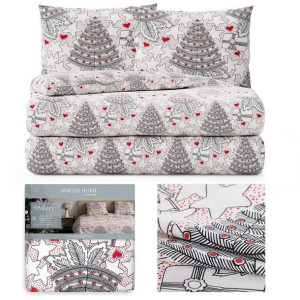 Ameliahome Zestaw Pościeli Snuggy Merry 200x200+80x80*2