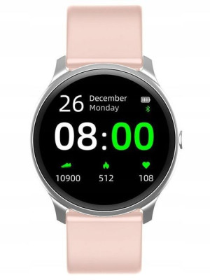 SMARTWATCH DAMSKI G. Rossi SW010-10S silver/pink