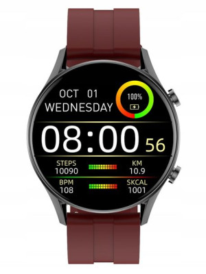 SMARTWATCH MĘSKI G. Rossi SW019-3 black/red