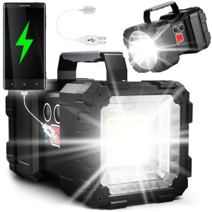 Szperacz Latarka Akumulatorowa Powerbank Led
