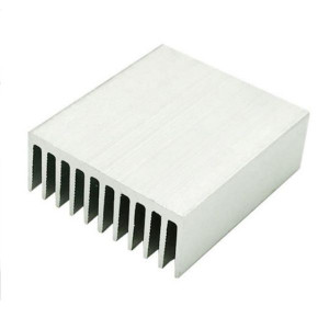 Radiator aluminiowy wytłaczany 40x35x14mm srebrny radiator chłodzący