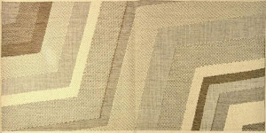 Dywan płasko tkany SIZAL 70x140 WZ7 odcienie beżu