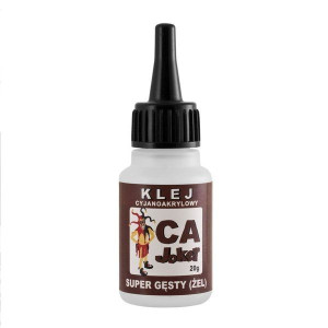 Klej Cyjanoakrylowy SUPER Gęsty Żel 20g JOKER do balsy