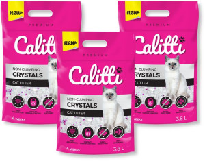 CALITTI Crystals żwirek silikonowy 3 x 3,8L (11,4L)