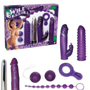 Sex Zabawki Zestaw Erotyczny 6 El Dildo Wibator