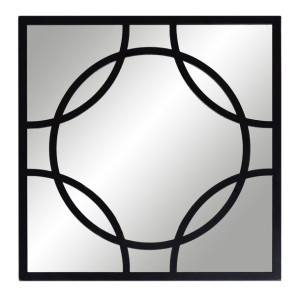 Lustro Industrialne Tiffany Czarne 45cm