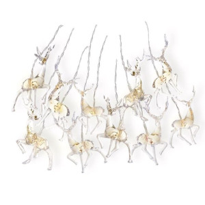 Ledlig Chreindeers Clear 10pcs