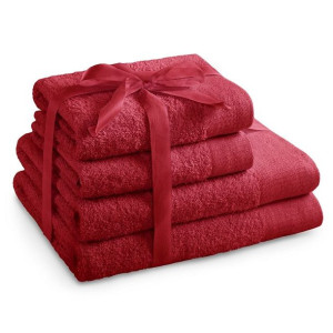 Amelia Home Ręcznik Amari D.red Set2*70x140+2*50x100