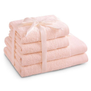 Amelia Home Ręcznik Amari Pink Set2*70x140+2*50x100