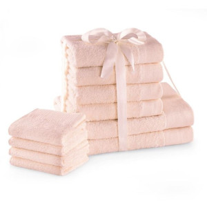 Amelia Home Ręcznik Amari Pink Set2*70x140+4*50x100+4*30x50