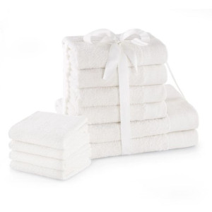 Amelia Home Ręcznik Amari Whi Set2*70x140+4*50x100+4*30x50