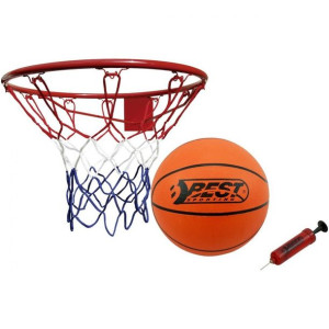 Obręcz Do Kosza 45cm Z Piłką I Pompką Best Sporting