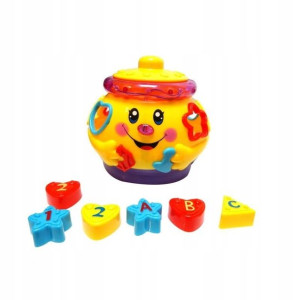 Garnuszek Na Klocuszek Muzyczny Grający Sorter Dom