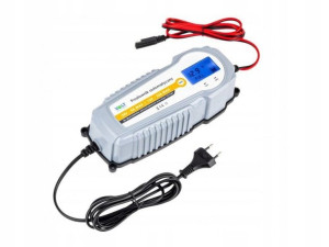 Prostownik automatyczny 12/24v 10a lcd volt auto