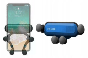 Uchwyt samochodowy grawitacyjny do kratki telefon