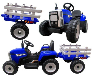 Traktor Na Akumulator Z Przyczepką Muzyka 2xsilnik