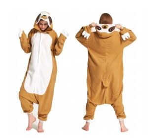 Onesie Strój Przebranie LENIWIEC L