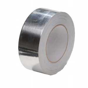 Taśma Aluminiowa Izolacyjna Gładka Samoprzylepna 90°c 96mm/45m