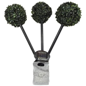 Lampa Solarna Kule Bukszpanowe Ogrodowe Led 3 Sztuki