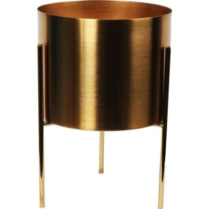 Osłonka Metalowa 17 Cm Osłonka Na Kwiaty Złota