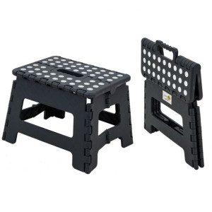 Stołek Taboret Składany Szary 32 Cm