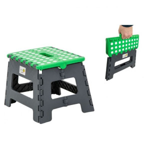 Stołek Taboret Składany Szaro-zielony 32 Cm