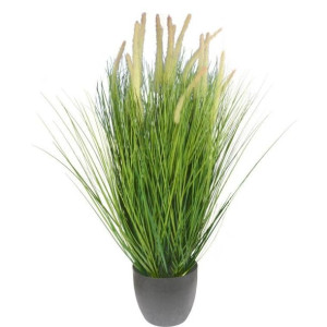 Trawa W Donicy Wysoka Sztuczna Trawa 95 Cm Zielona