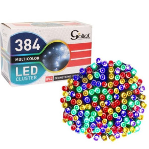 Lampki Gąsienica Świetlna 384 Led Oświetlenie Świąteczne