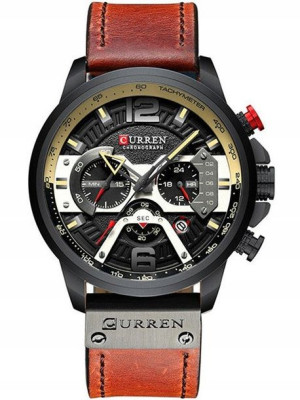 Zegarek Męski Curren 8329 (zc027c) - Chronograf