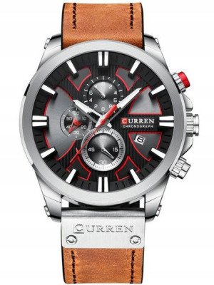 Zegarek Męski Curren 8346 (zc026c) - Chronograf
